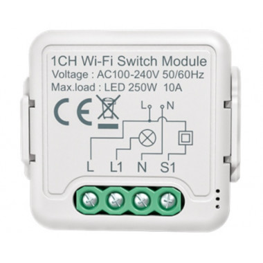 Włącznik WiFi Kompatybilny z Konwencjonalnymi Włącznikami i Przyciskami