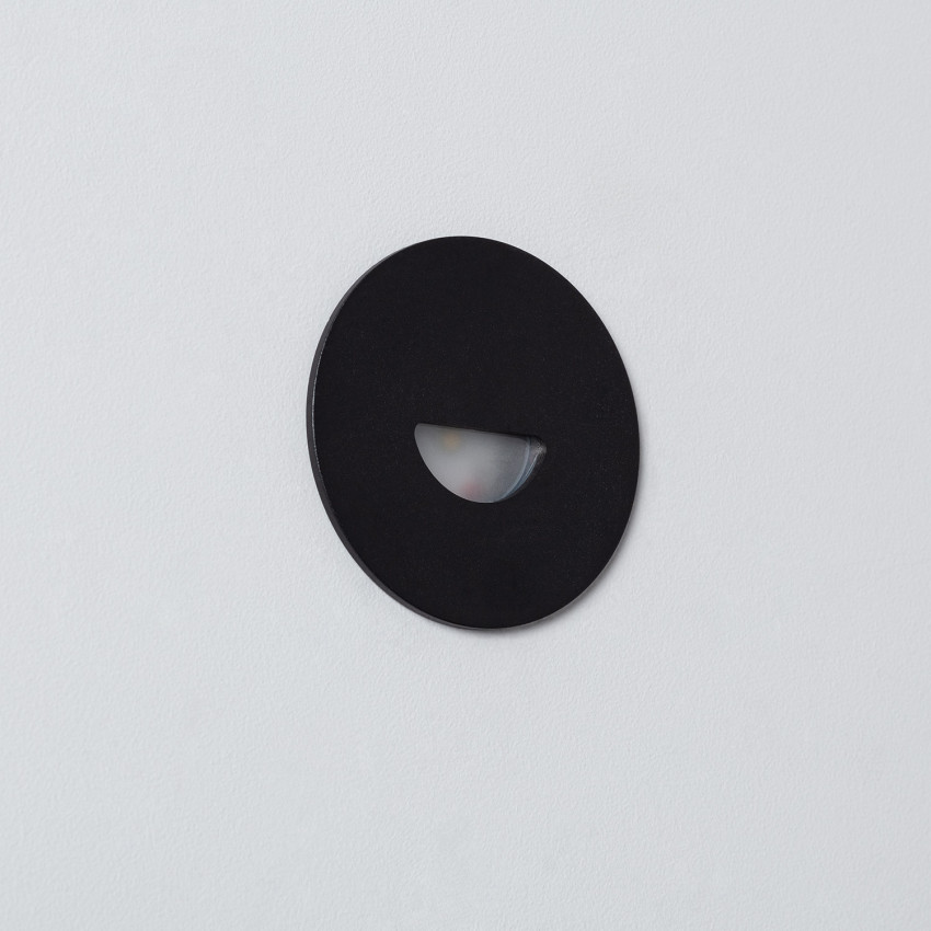 Produkt od Venkovní Zápsutné LED Svítidlo 2W Guell Kruhové v Černé