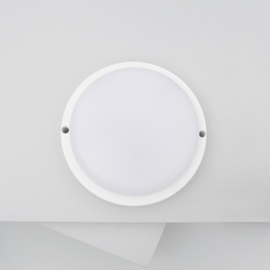 Product of White 15W HUBLOT Round Outdoor LED Surface Panel IP65 Ø140 mm