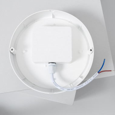 Plafonnier LED Hublot Rond blanc 25W avec Détecteur de Mouvement IP65