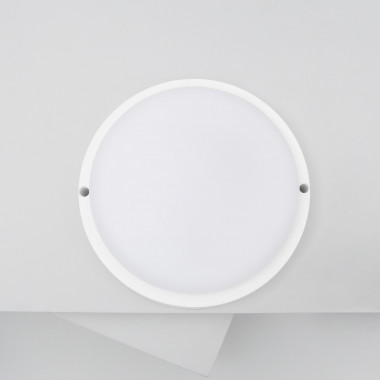 Product van Plafondlamp LED 25W Rond Outdoor Ø175 mm IP65 Hublot White