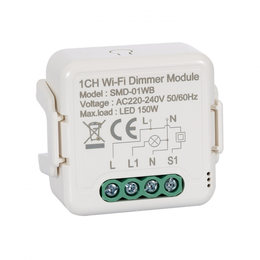 Product van Schakelaar Dimmer WiFi  Compatibel Drukknop 