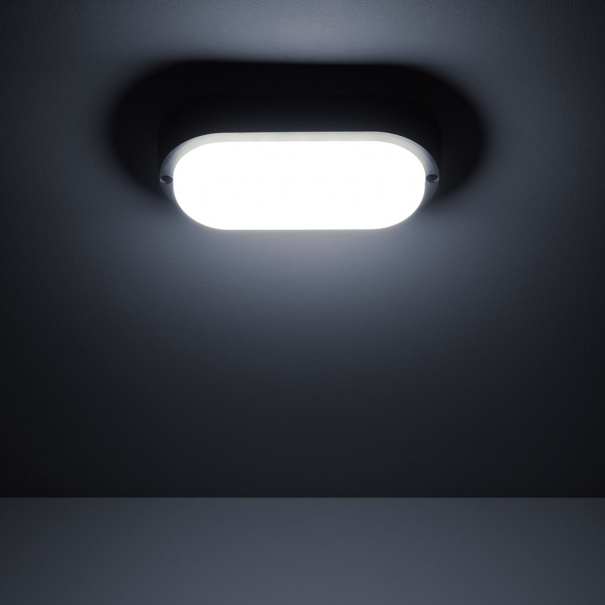 Prodotto da Plafoniera LED 15W Ovale per Esterni 85x173 mm IP65 Hublot Black