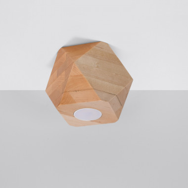 Woody 1 Wooden Ceiling Lamp SOLLUX