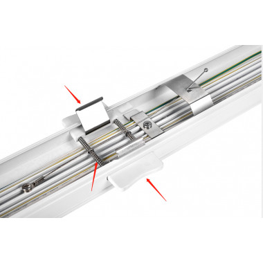 Prodotto da Modulo Lineare LED Trunking 40~75W 160lm/W Retrofit Sistema Universale Pull&Push Regolabile DALI