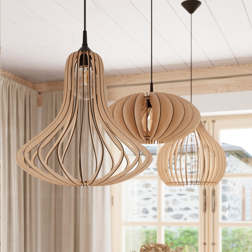 Product of Aprilla Wooden Pendant Lamp SOLLUX