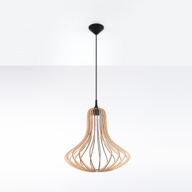 Hanglamp Elza Hout SOLLUX