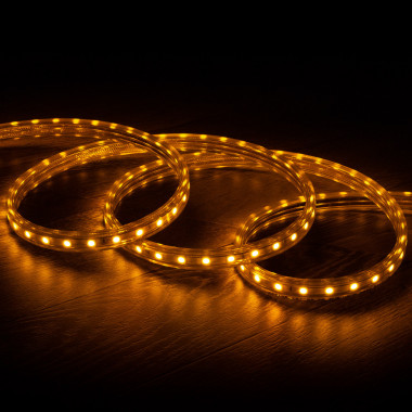 Product van LED Strip met IR afstandsbediening 220V AC 60 LED/m RGB IP65 Op Maat elke 100 cm Breedte 16mm