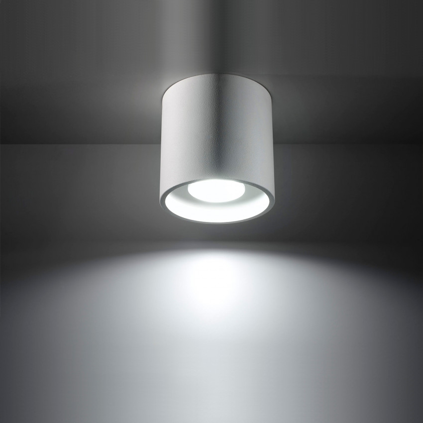 Product van Plafondlamp Orbis 1 Aluminium SOLLUX
