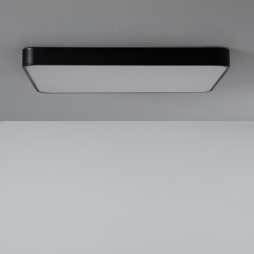 Product van Plafondlamp LED 40W Rechthoekig Metaal 600x400 mm CCT Selecteerbaar Hidria