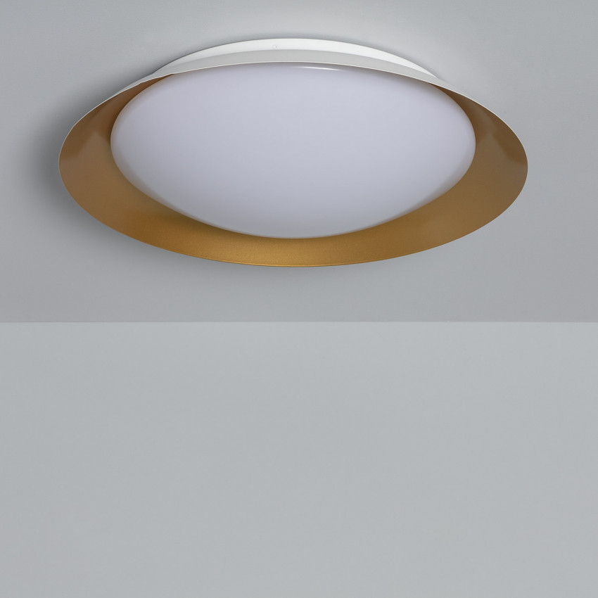 Prodotto da Plafoniera LED 30W Circolare Metallo Ø500 mm CCT Selezionabile Taylor
