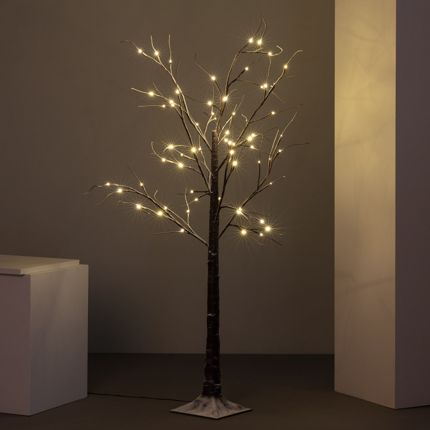 Prodotto da Albero di Natale 64 LED 150 cm Bianco Caldo