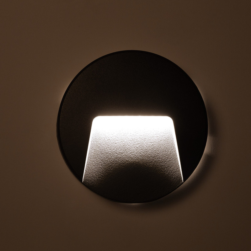 Product of Nilsa 3W Round Outdoor LED Wall Light in Anthracite
