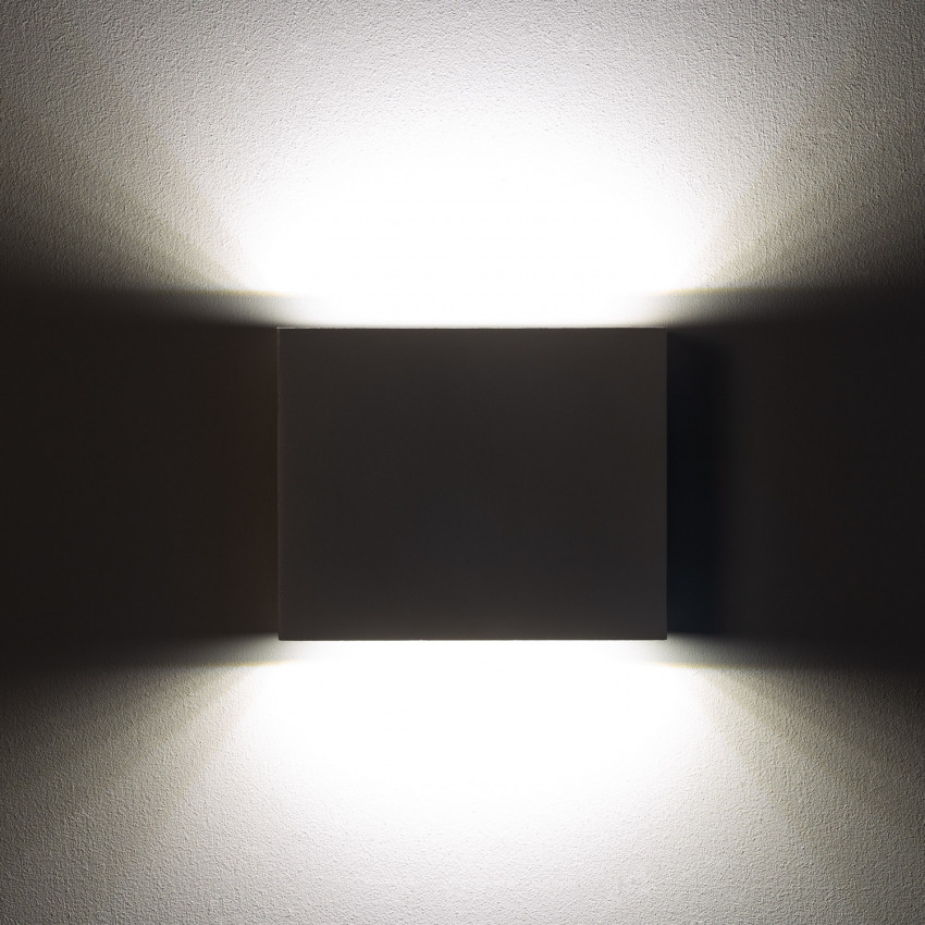Product van Wandlamp Outdoor LED 6W  Dubbelzijdige Verlichting Vierkant Wit Kaysa 
