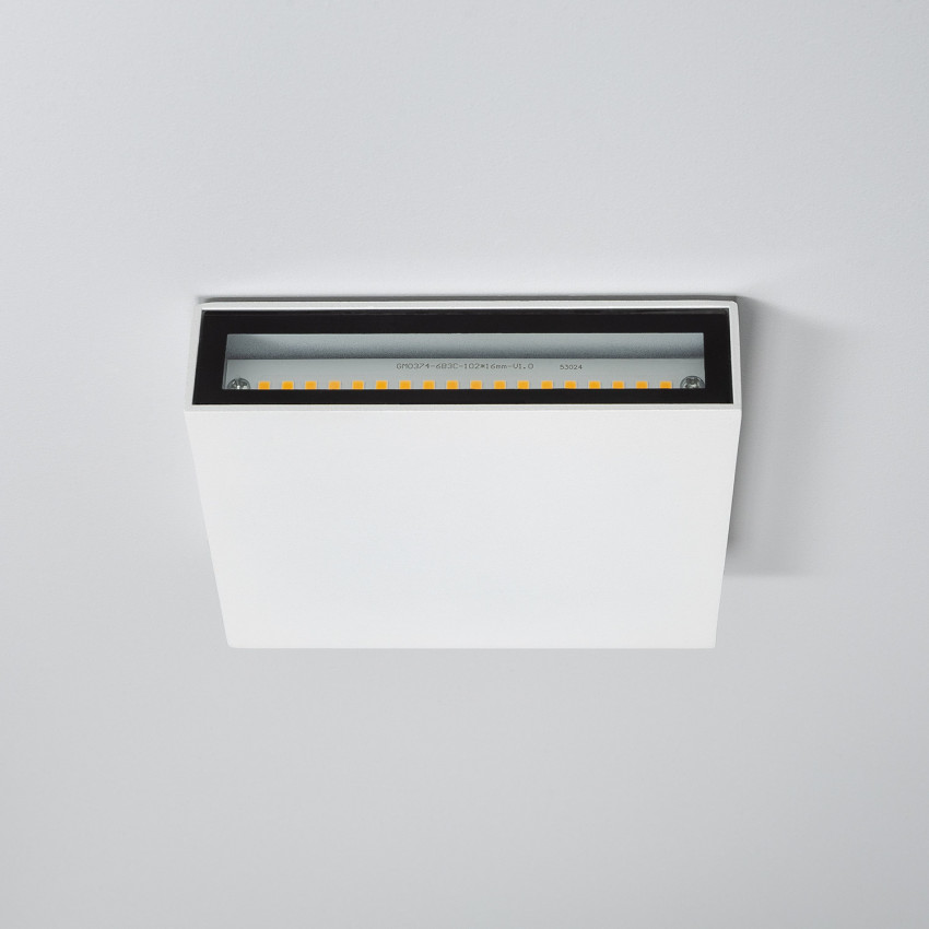 Product of 6W Kaysa Outdoor Square White LED Wall Light with Double Sided Illumination