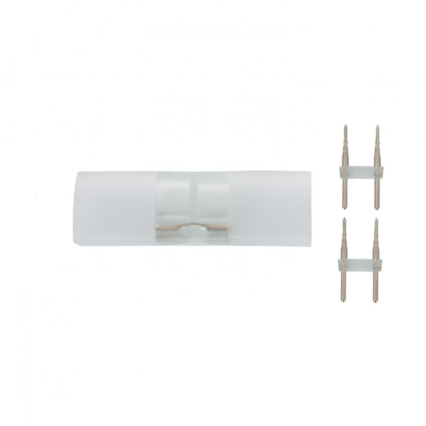 Product of Connector for the 220V AC 180º Semicircular Monochrome Neon Strip 120LED/m 7.5W/m IP67 Cut at Every 100cm