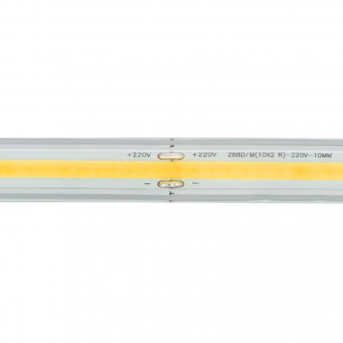 LED-Streifen COB Dimmbar 220V AC 320 LED/m Warmweiß IP65 nach Mass