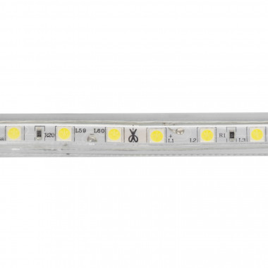 Produkt von LED-Streifen 220V AC 60 LED/m Kaltes Weiss IP65 nach Mass Breite 14mm Schnitt alle 100 cm