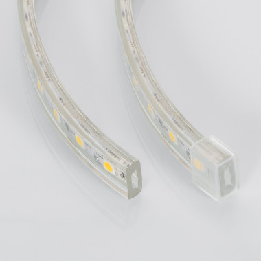 Product van LED Strip Smart Wifi 220V AC 60 LED/m Helder Wit IP65 op maat Knipbaar om de 100cm en 14 mm Breed