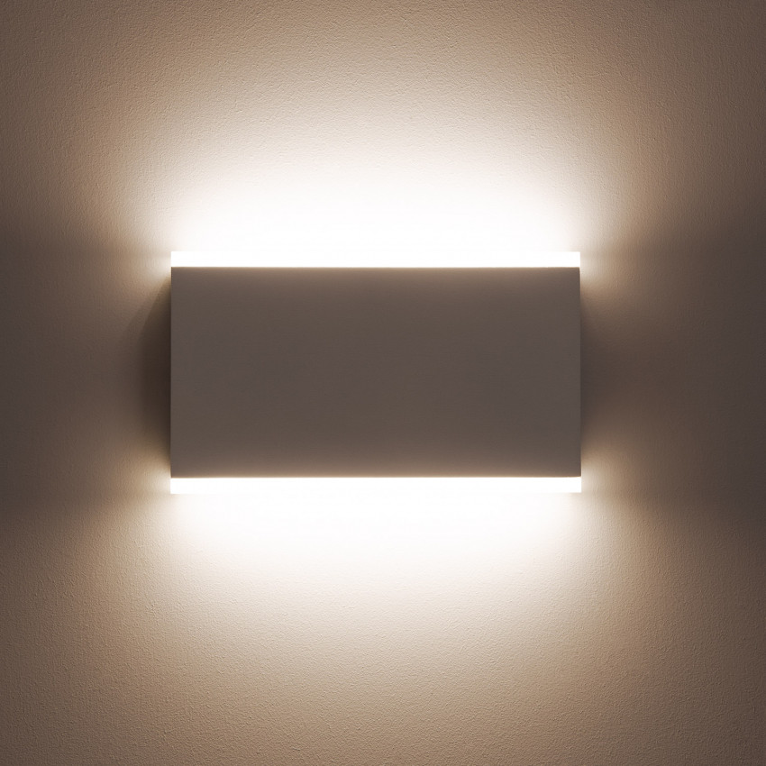 Produkt von LED-Wandleuchte 10W Aussen Doppelseitige Beleuchtung Rechteckig Weiss Hera