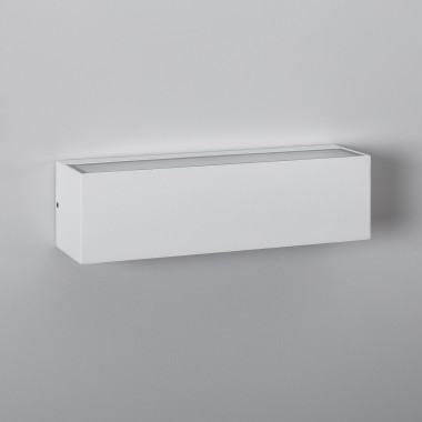 Applique da Parete per Esterno LED 10W Doppia Luce Rettangolare Bianco Lena