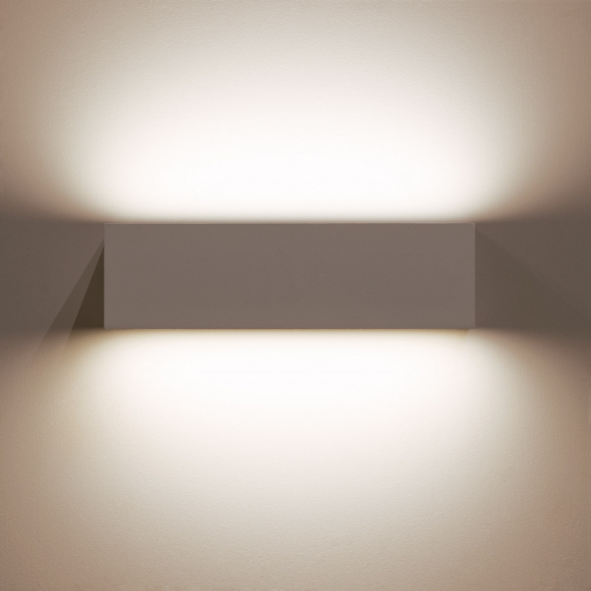 Prodotto da Applique da Parete per Esterno LED 10W Doppia Luce Rettangolare Bianco Lena