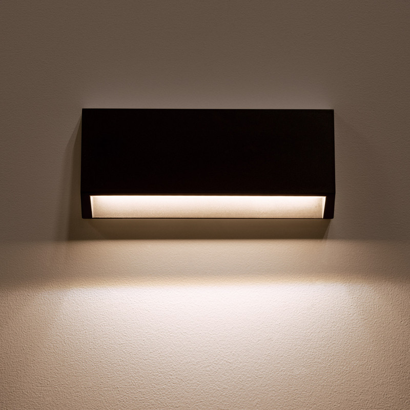 Produit de Balise LED Extérieure 3W En Saillie au Mur Rectangulaire Valeta Anthracite 