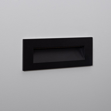 Segnapasso da Esterni LED 6W da Incasso Parete Rettangolare Nero Groult