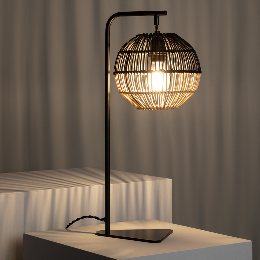 Product of Kithnos Rattan Table Lamp ILUZZIA 