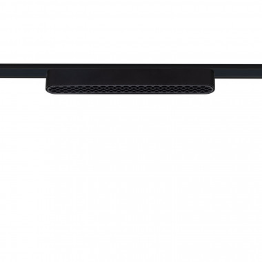 Foco Carril Lineal LED Magnético Monofásico 25mm Super Slim 12W 48V CRI90 Negro (UGR 13) 222mm