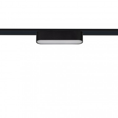 Spot Linéaire LED 6W CRI90 Noir 120mm pour Rail Magnétique Monophasé Extra-Plat 25mm 48V