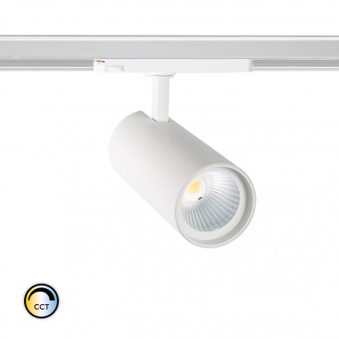 30W New d'Angelo CRI09 PHILIPS Xitanium CCT LED Spotlight for Three Phase Track in White