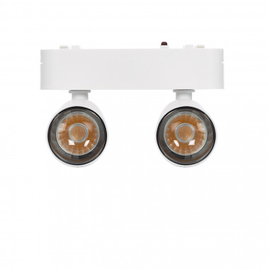 Produkt od Dvojitý Lištový LED Reflektor Magnetický 25mm Super Slim 14W 48V CRI90 UGR16 Bílý 