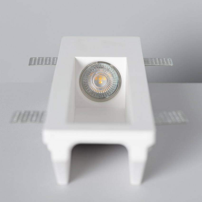Product van Wandlamp Inbouw Pleisterwerk/Pladur  voor LED Lamp  GU10 / GU5.3 Zaagmaat 353x103 mm
