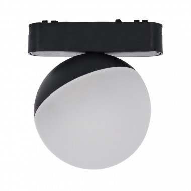 Produit de Spot LED 10W CRI90 Noir Ø100 mm pour Rail Magnétique Monophasé Extra-Plat 25mm 48V 