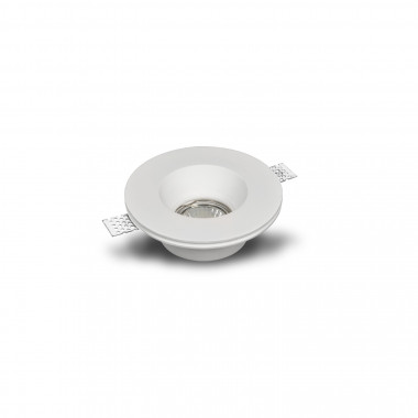 Downlight Ring Round Plasterboard integration for GU10 / GU5.3 LED Bulb Ø133 mm Cut Out