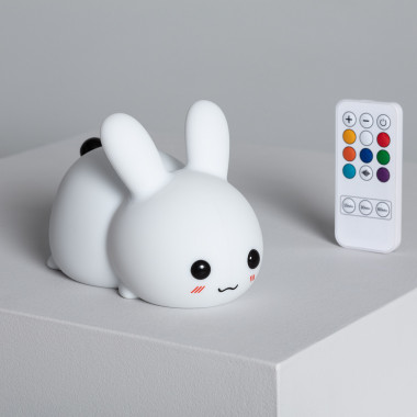 LED Rabbit RGB Silicone Nightlight with Battery IP67