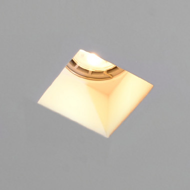 Product van Downlight Ring Pleisterwerk/Pladur Vierkant Integratie voor LED Lamp GU10 / GU5.3 Cut 83x83 mm UGR17