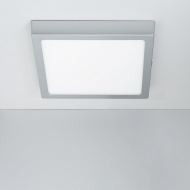 Plafondlamp LED 18W Vierkant Aluminium 210x210mm Slim CCT Selecteerbaar  Galán SwitchDimm