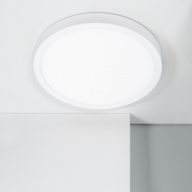 Přisazené Stropní Hliníkové LED Svítidlo 24W Slim Kruhové Ø280 mm CCT dle Výběru Galán SwitchDimm