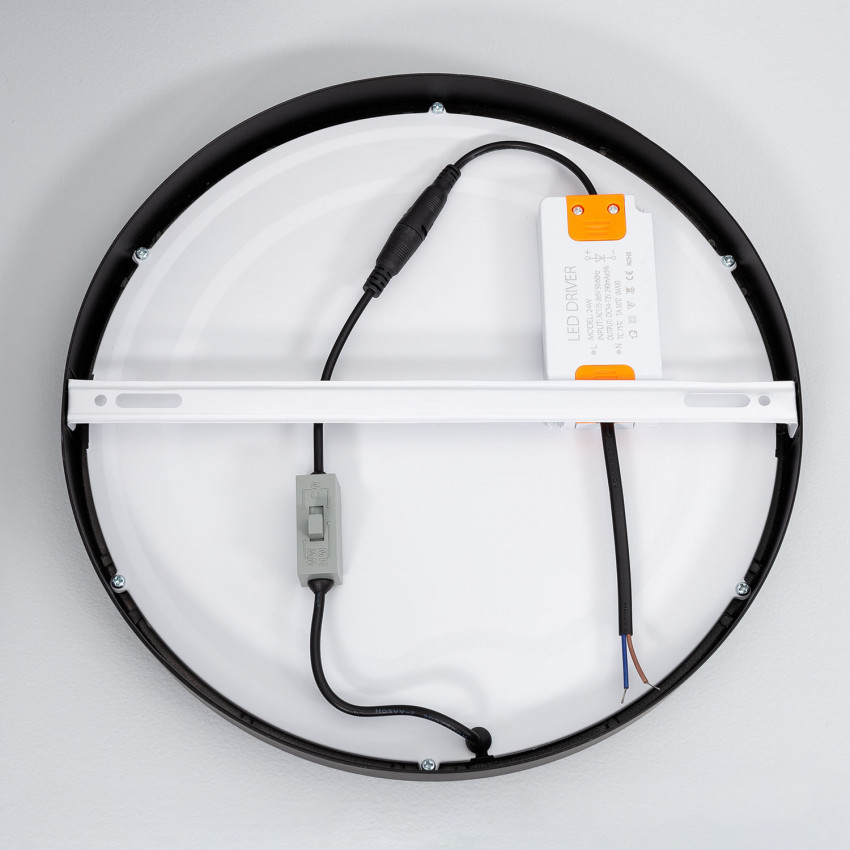 Product van Plafondlamp LED 24W Rond  Slim CCT Selecteerbaar Ø280 mm Galán SwitchDimm