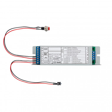Emergency Kit for Non-Permanent LED Luminaires with Autotest Button