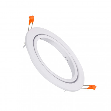 Round Recessed Directional Downlight Ring for GU10 AR111 LED Bulb Ø 120 mm Cut Out