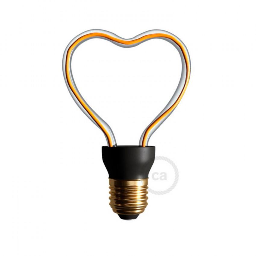 Produkt von LED-Glühbirne Filament E27 8W 330 lm Dimmbar Creative-Cables Art Heart SEG50148