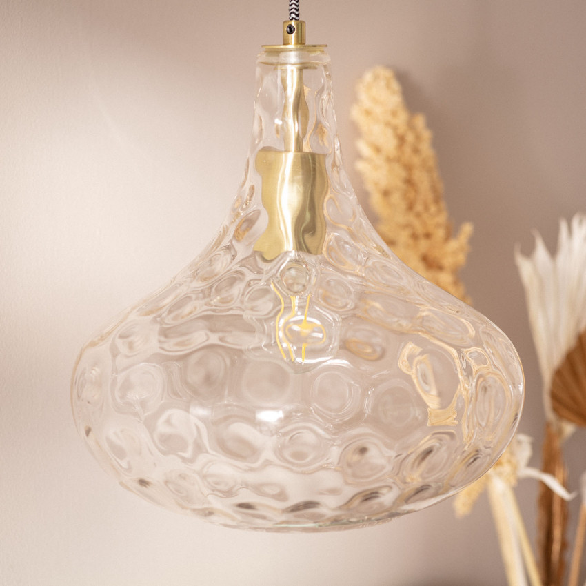 Product of Tassel Glass Pendant Lamp