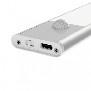 Barra LED per Armadio con Sensore di Movimiento e Batteria Ricaricabile USB  C - Ledkia