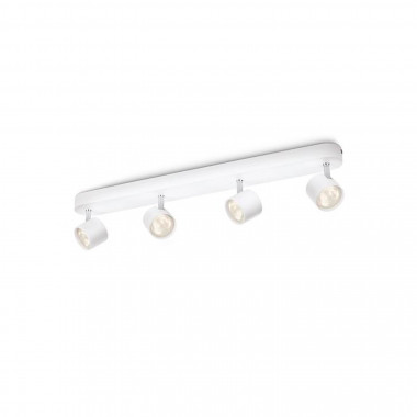 Lampada da Soffitto LED Regolabile Orientabilecon Quattro Faretti 4x4.5W PHILIPS Star