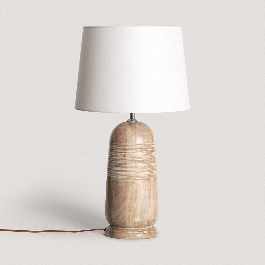 Produkt von Tischlampe aus Holz Warsha ILUZZIA