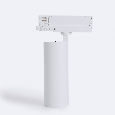 Produit de Spot LED Carlo 30W pour Rail Triphasé CCT Sélectionnable No Flicker Blanc