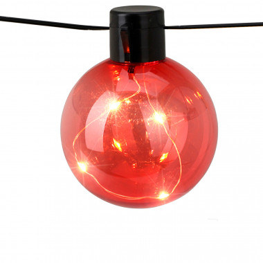 7,5m Venkovní LED Světelná Girlanda Jarli s 10 RGB Žárovkami